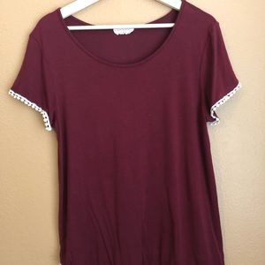 Maroon Shirt